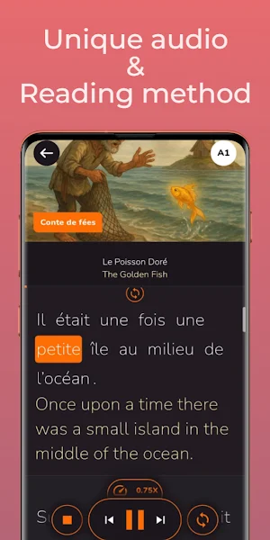 LearnCast — French Stories Screenshot 2