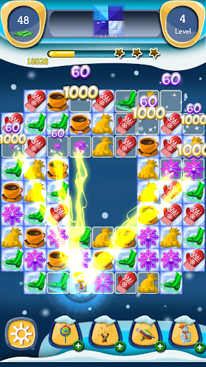 Frozen Madness: Winter Match 3 Screenshot 1