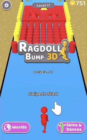 Ragdoll Bump 3D Screenshot 0