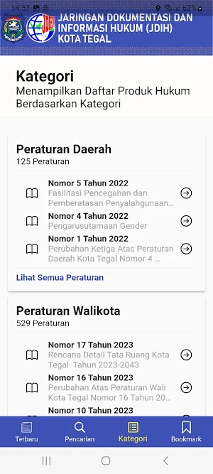 JDIH Kota Tegal Screenshot 1