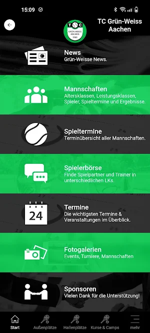 TC Grün-Weiss Aachen Screenshot 0