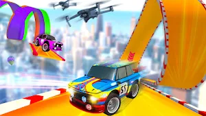 Hot wheels Stunt Race off: New Car games 2021 Screenshot 1