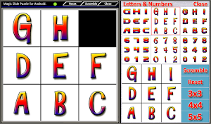 Magic Slide Puzzle Letters Screenshot 2