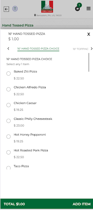 Napoli’s Pizzeria Screenshot 1
