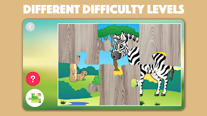 Animal jigsaw puzzles for kids 🧩🐶🐢 Screenshot 0
