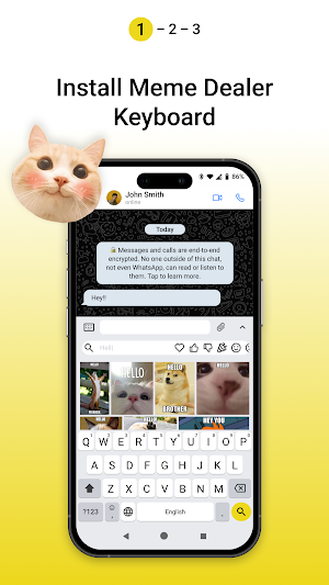 Meme Dealer – AI meme keyboard Screenshot 1