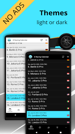 E Racing Calendar 2023 Donate Screenshot 0