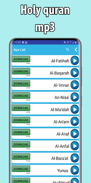 Holy quran Screenshot 2