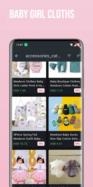 Cheap baby children's clothing Screenshot 2