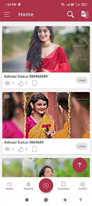 Adivasi Video Status App 2023 Screenshot 1