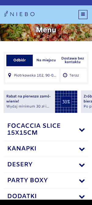 NIEBO focaccia Screenshot 0
