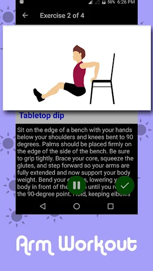 Arm Workout - Biceps Exercise Screenshot 3