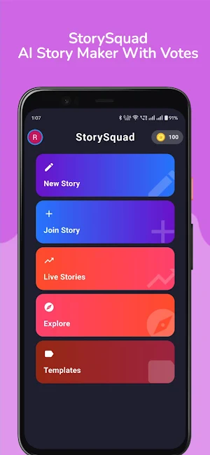 StorySquad - AI Story Creator Screenshot 0