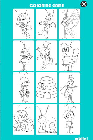 Bee Coloring Game Animals Screenshot 2