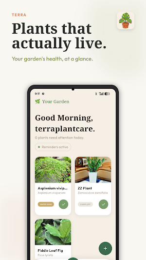 Terra - Plant Care app Screenshot 1