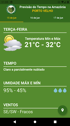 Previsão do Tempo na Amazônia - Censipam Screenshot 0