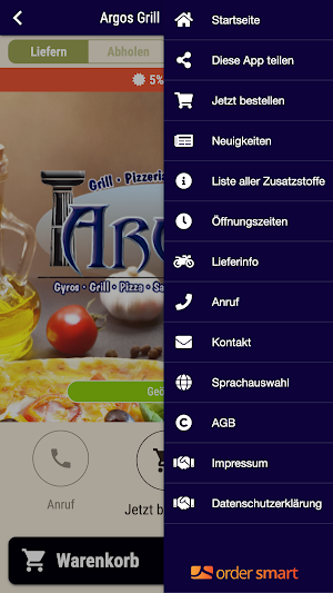 Argos Grill und Pizzeria Screenshot 2