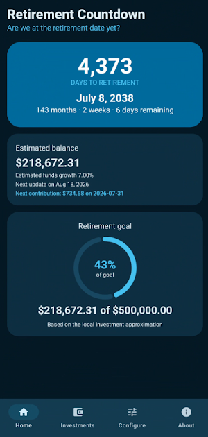 Retire Track: Time & Money Screenshot 0