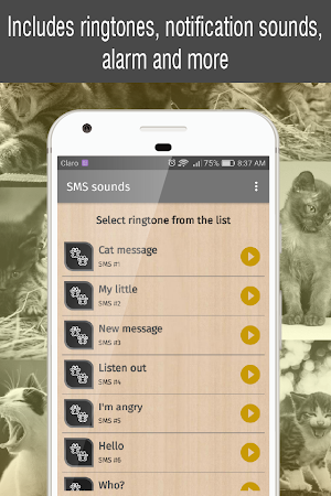 ringtones cat for phone, sounds of cats free Screenshot 3