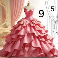 Dress Color: Paint by Number