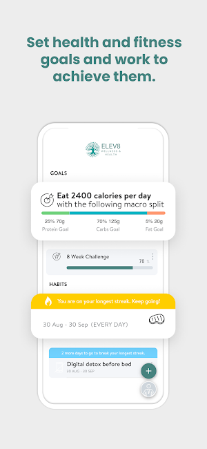 ELEV8 Wellness Program Screenshot 3