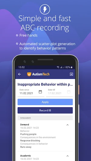 AutismTech: behavior data recording 6 times faster Screenshot 0