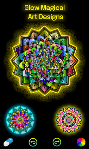 Doodle Art Drawing-Magic Glow Screenshot 2