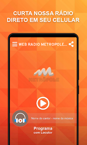 Web rádio Metrópole Screenshot 0