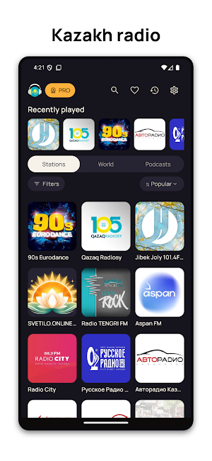 Kazakhstan Radio FM Online Screenshot 0