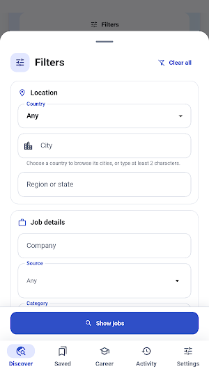 WorldJobs: Global Careers Screenshot 1