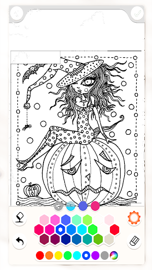 Spooky Halloween Coloring Book Screenshot 1