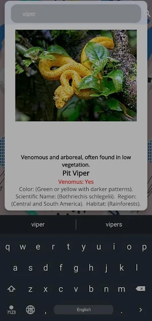 SARPAYO - The Snake Identifier Screenshot 2
