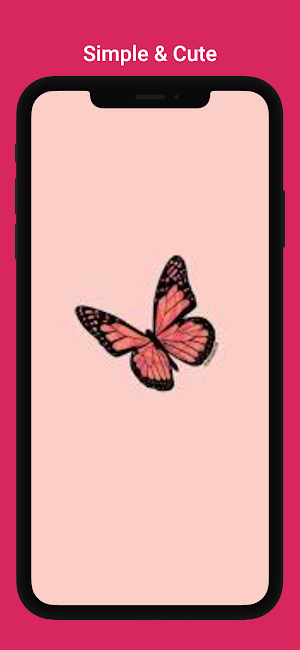 Aesthetic Butterfly Background Screenshot 2