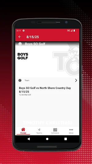 Timothy Athletics Screenshot 2