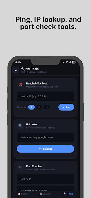 Net Tools: Wi-Fi Analyzer Screenshot 3