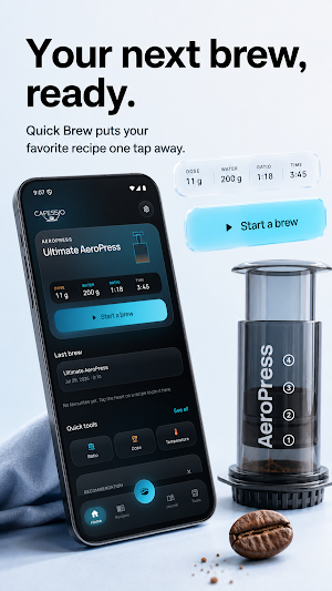 CAFESSIO: Coffee Brew Timer Screenshot 2