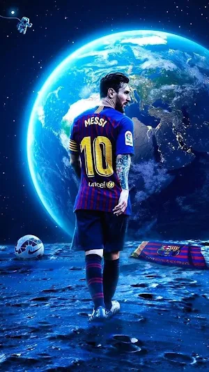 Soccer wallpapers Messi Screenshot 2