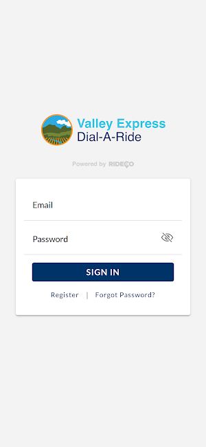 Valley Express Dial-A-Ride Screenshot 1