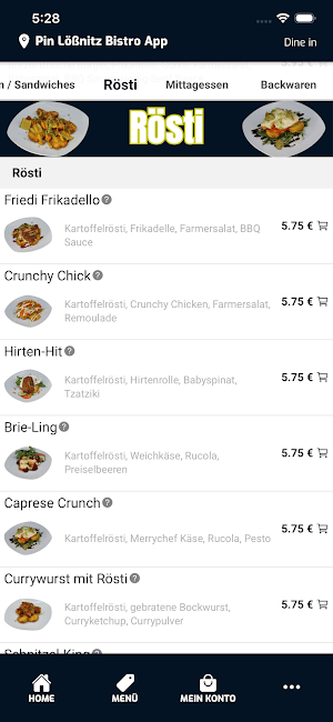 Pin Lößnitz Bistro Screenshot 2