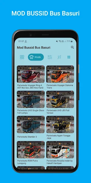 MOD Bussid Bus Basuri Screenshot 0