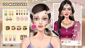 Indian Makeup & Dress Up Games Screenshot 2