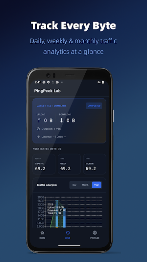 PingPeek: Net Sim & Monitor Screenshot 1
