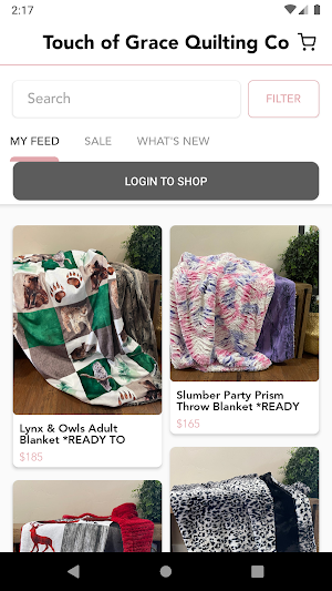 Touch of Grace Quilting Co Screenshot 1