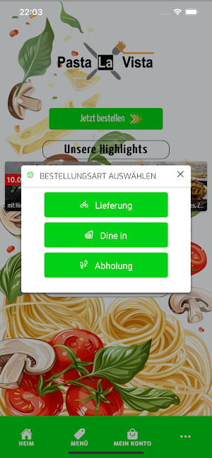 Pasta la Vista Online Screenshot 1