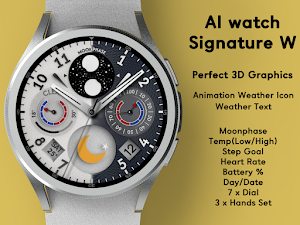 AWD SIGNATURE W watchface Screenshot 2