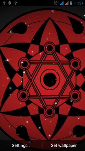 Sharingan Live Wallpaper Screenshot 0