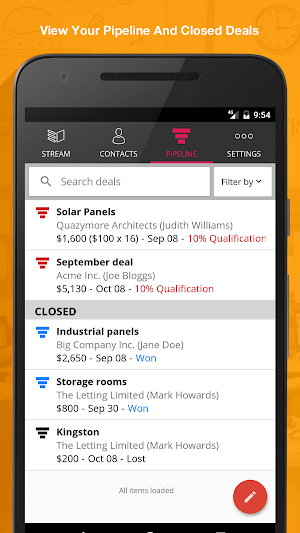 OnePageCRM: Mobile Sales CRM screenshot 5