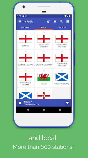 miRadio - UK FM Radio Screenshot 1