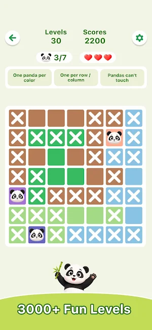 Pandadoku-Animals Puzzle Game Screenshot 3
