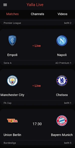 Yalla Live Football Screenshot 1